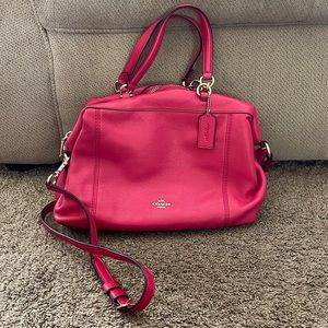 Coach Hot Pink Satchel purse